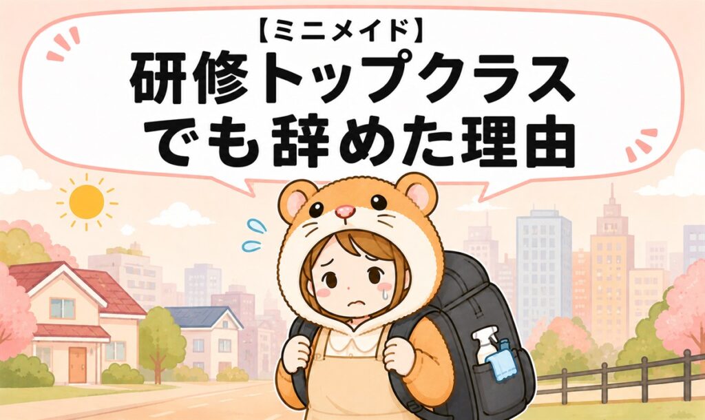 【ミニメイド】研修トップクラス、でも辞めた理由を語る家事代行8年スタッフ
